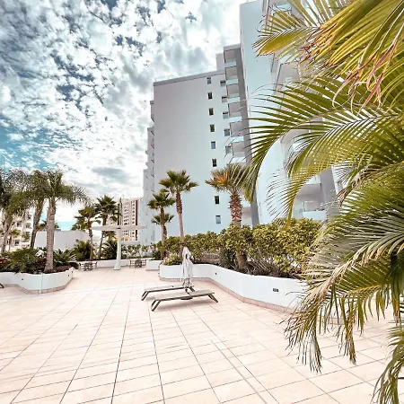 Lägenhet Ocean Garden, Ac, Sun Terrace, Heated Pool, Parking, Pp901 Costa Adeje (Tenerife)